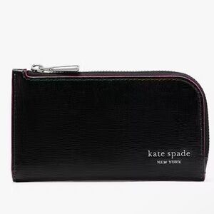 Kate Spade Devin Glitter Edge Small Slim Bifold Wallet